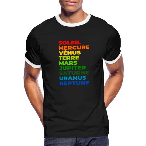 Solar System in Color - Men's Ringer T-Shirt