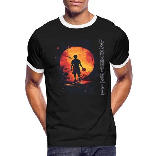 Basketball Blaze - Men's Ringer T-Shirt