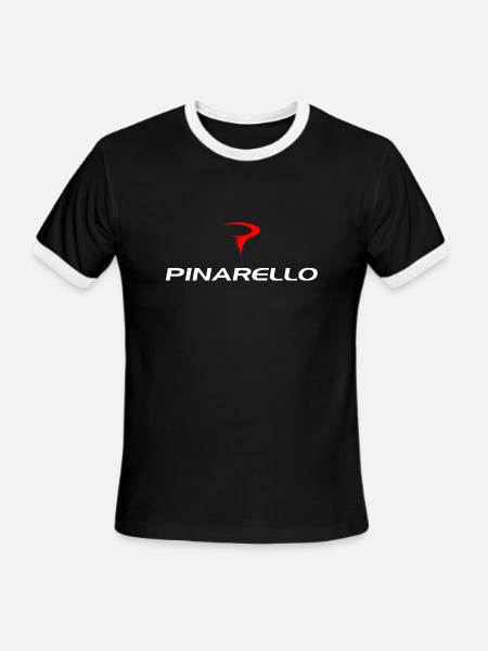 Pinarello - Men's Ringer T-Shirt - black/white