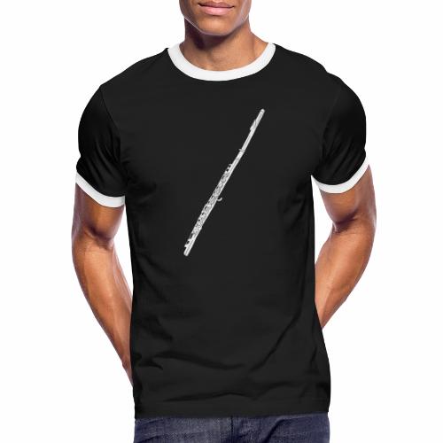 Flute · white, filled rotate - Men's Ringer T-Shirt