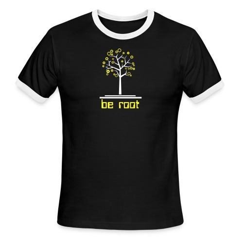 Be r00t - Men's Ringer T-Shirt