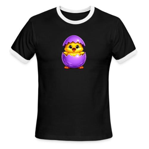 Easter Chick Purple - Men's Ringer T-Shirt