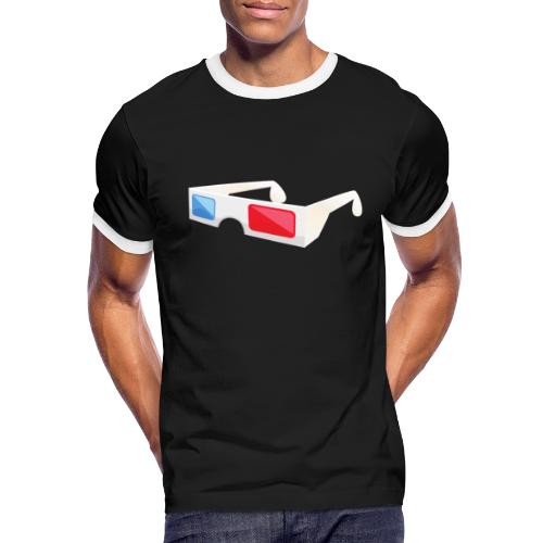 3D glasses - Men's Ringer T-Shirt