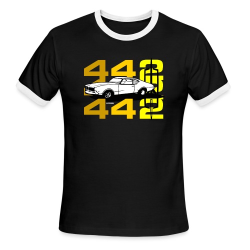 auto_oldsmobile_442_002a - Men's Ringer T-Shirt