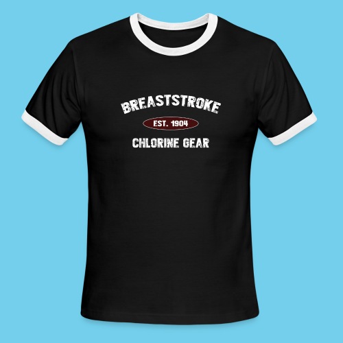 breaststroke est 1904 - Men's Ringer T-Shirt