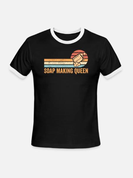 Soap Making Soap Maker - Men's Ringer T-Shirt - black/white