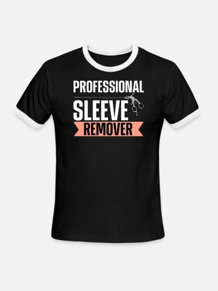 Funny Gastric Sleeve Bypass - Men's Ringer T-Shirt - black/white