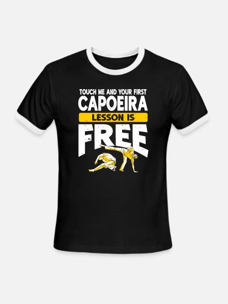 Capoeira Brazil Martial Arts Capoeira - Men's Ringer T-Shirt - black/white