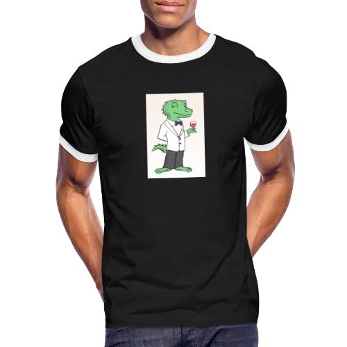 Sir Lawrence the Lounge Lizard King - Men's Ringer T-Shirt