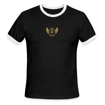 Eagles - Men's Ringer T-Shirt - black/white - Front - Jackson (183cm)