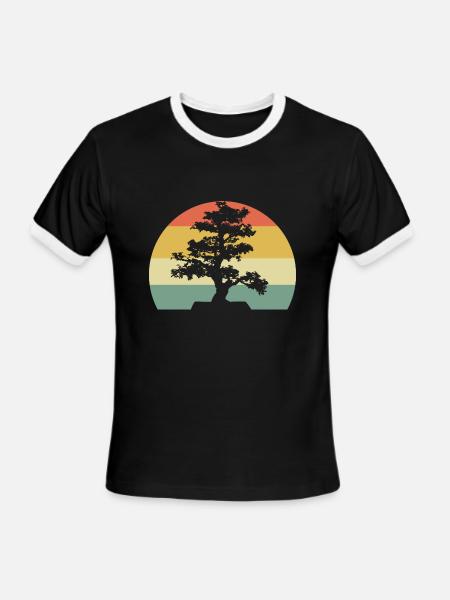 Bonsai Master Bonsai Enthusiast - Men's Ringer T-Shirt - black/white
