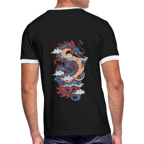 BLEU DRAGON - Men's Ringer T-Shirt