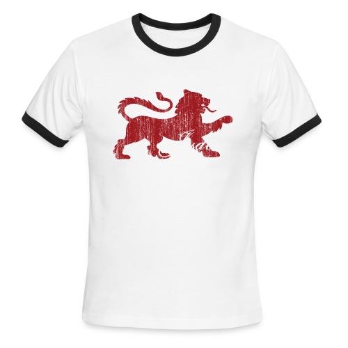 The Lion of Judah - Men's Ringer T-Shirt