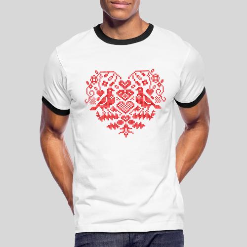 Serdce (Heart) - Men's Ringer T-Shirt