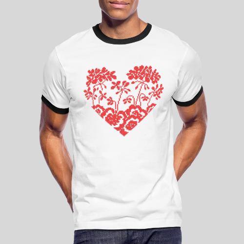 Serdce (Heart) 2A - Men's Ringer T-Shirt