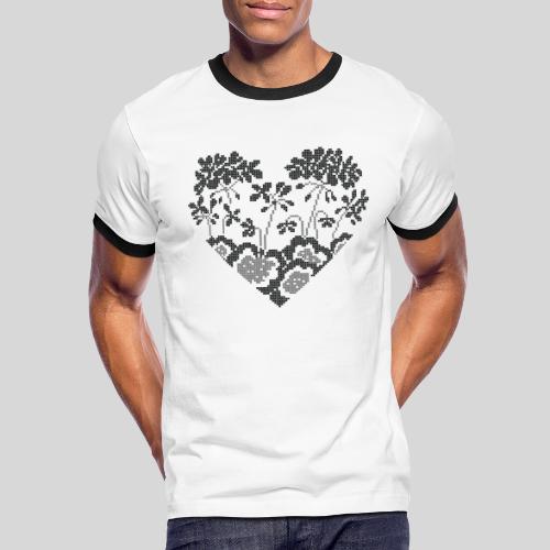 Serdce (Heart) 2B BoW - Men's Ringer T-Shirt