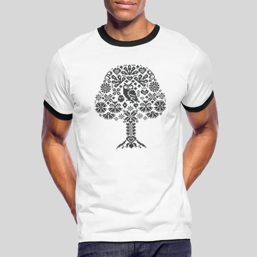 Hrast (Oak) - Tree of wisdom BoW - Men's Ringer T-Shirt