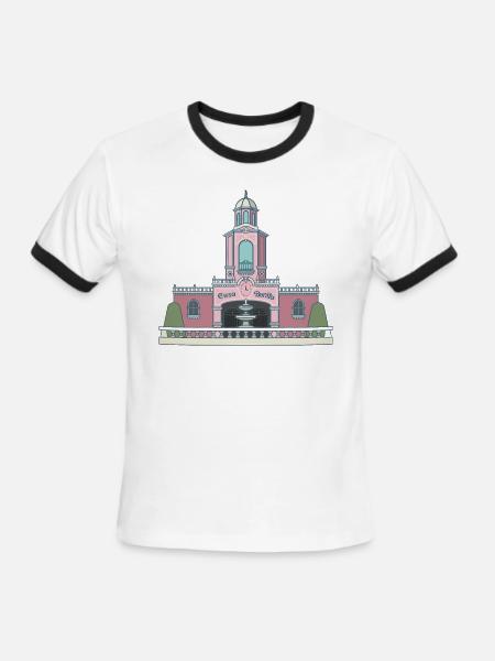 Casa Bonita Denver - Men's Ringer T-Shirt - white/black