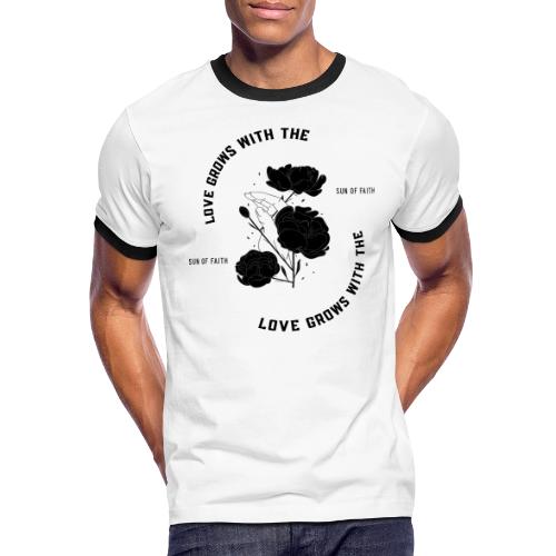 Love Grows With The Sun Of Faith - Men's Ringer T-Shirt