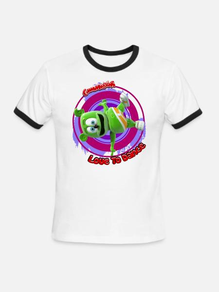 Love To Dance - Men's Ringer T-Shirt - white/black