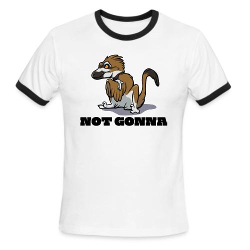 Raptor Not Gonna Killdeer Version - Men's Ringer T-Shirt