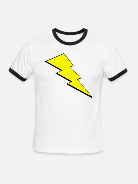 Doug: Skeeter Shirt Logo - Men's Ringer T-Shirt - white/black