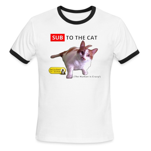 Sub to the Cat - Men's Ringer T-Shirt