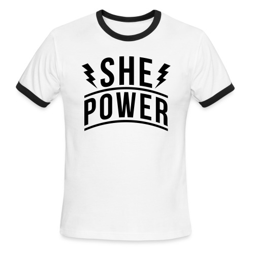 She Power - Men's Ringer T-Shirt