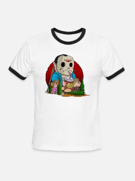 Mask Man H20 Delirious Phone & Tablet Cases - Men's Ringer T-Shirt - white/black