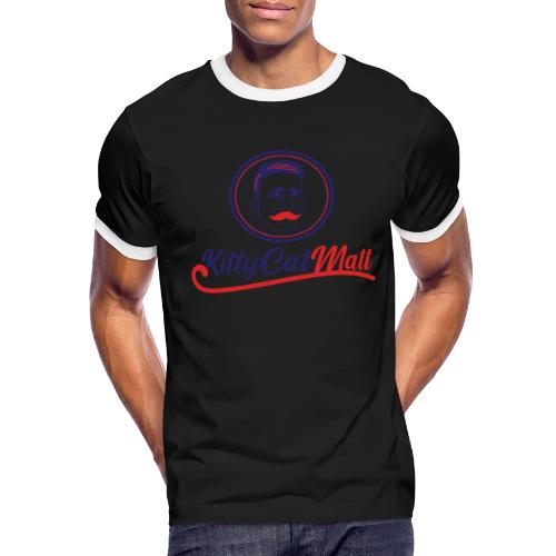 KittyCatMatt Full Logo - Men's Ringer T-Shirt