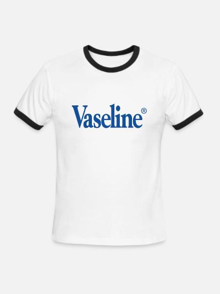 Vaseline - Men's Ringer T-Shirt - white/black