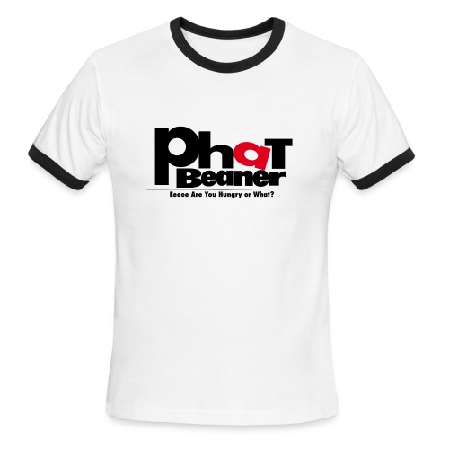 Classic Black PB Logo - Men's Ringer T-Shirt