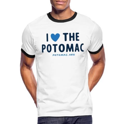 I heart the Potomac - Men's Ringer T-Shirt