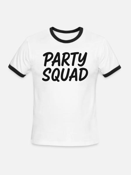 Birthday  - Men's Ringer T-Shirt - white/black