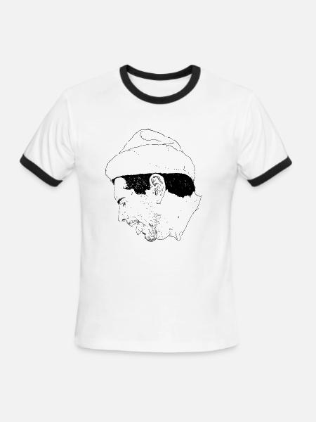 h3h3productions - Men's Ringer T-Shirt - white/black