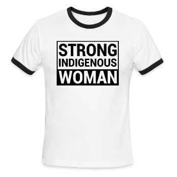Native American Indigenous - Men's Ringer T-Shirt - white/black - Front - Jackson (183cm)