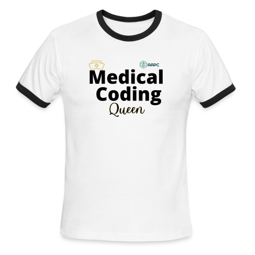 AAPC Medical Coding Queen Apparel - Men's Ringer T-Shirt