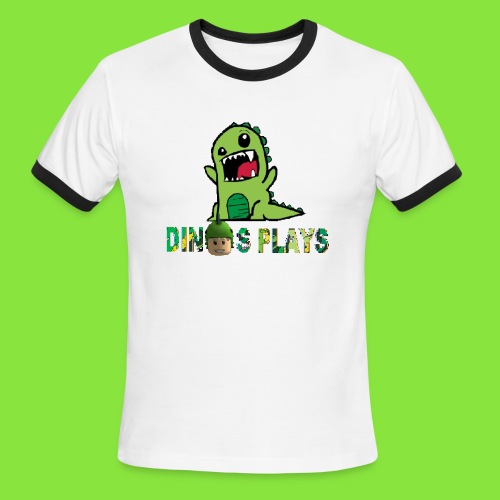 dinos plays - Men's Ringer T-Shirt