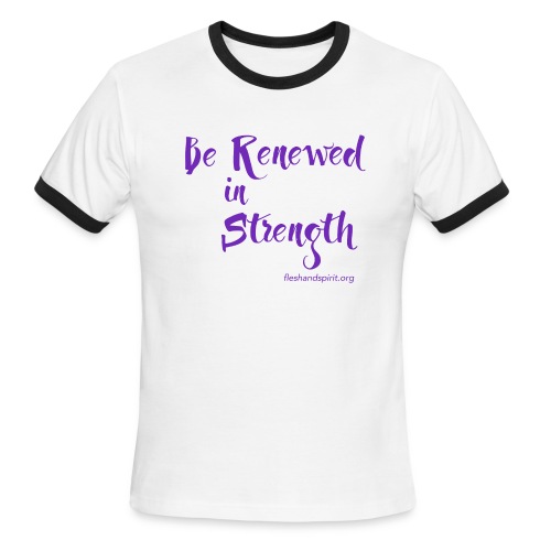 Be Renewed in Strength - Men's Ringer T-Shirt