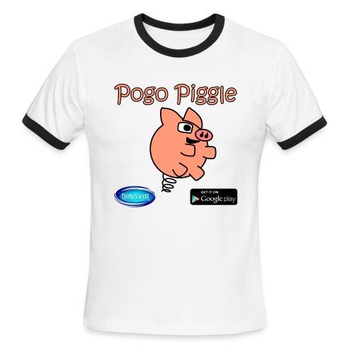 Pogo Piggle - Men's Ringer T-Shirt