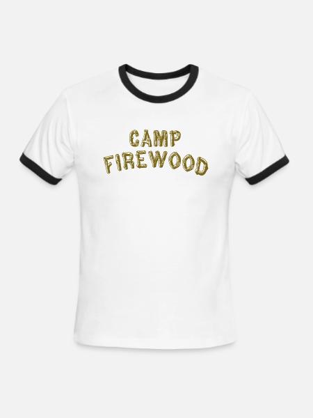 Wet Hot American Summer - Camp Firewood - Men's Ringer T-Shirt - white/black
