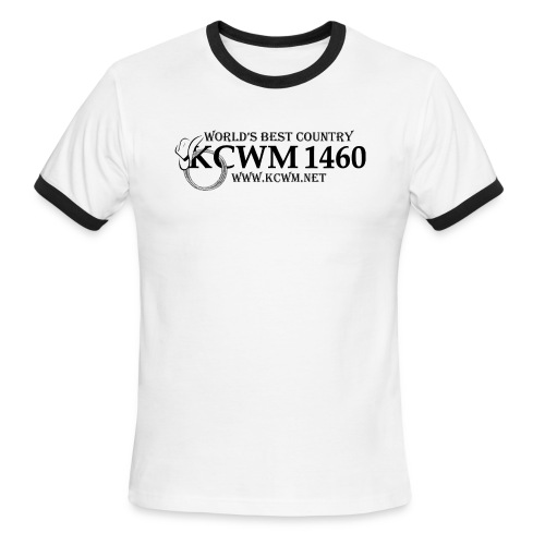 KCWM Logo - Men's Ringer T-Shirt