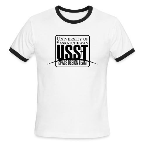 USST Logo Classic Black - Men's Ringer T-Shirt