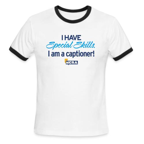 109 3 Store Special skills captioner - Men's Ringer T-Shirt