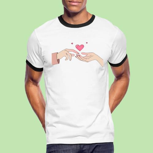 Valentine’s Touch - Men's Ringer T-Shirt