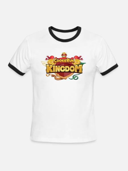cookie run kingdom - Men's Ringer T-Shirt - white/black