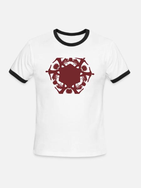 Boards of Canada Geogaddi - Men's Ringer T-Shirt - white/black