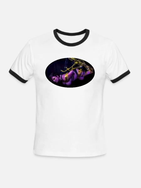 Toxic - Men's Ringer T-Shirt - white/black