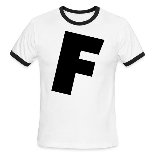 F slanted - Men's Ringer T-Shirt