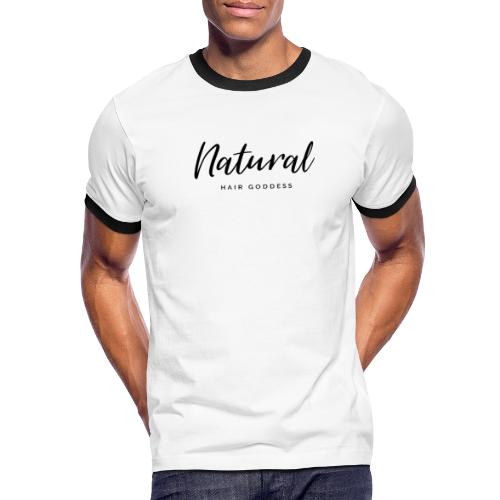 Natural Hair Goddess - Men's Ringer T-Shirt